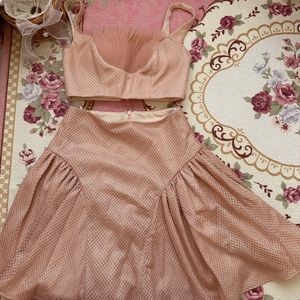 Cute Pink Formal skirt and top set 🩷🎀NWOT